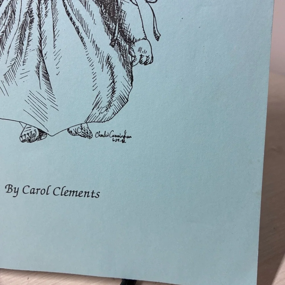 VTG Complete Doll Bishop Book Carol Clements Smocking Pattern Drafting 1992 PB